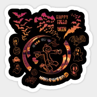 happy halloween Sticker